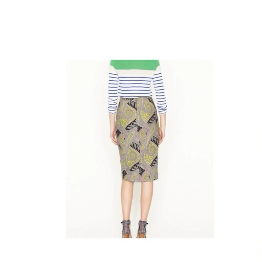 J.Crew‎ Sovereign Paisley Pencil Skirt